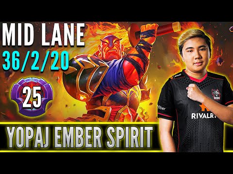 BOOM.Yopaj  [ Ember Spirit ]  Mid Lane Pro Gameplay - Dota 2 Full Game