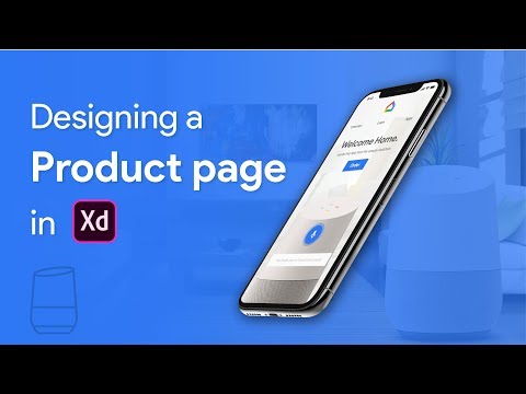 Mobile Product Page Design Walk through in Adobe Xd