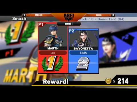 ARFI #16 -  MKLeo (Marth) Vs Lima (Bayonetta)