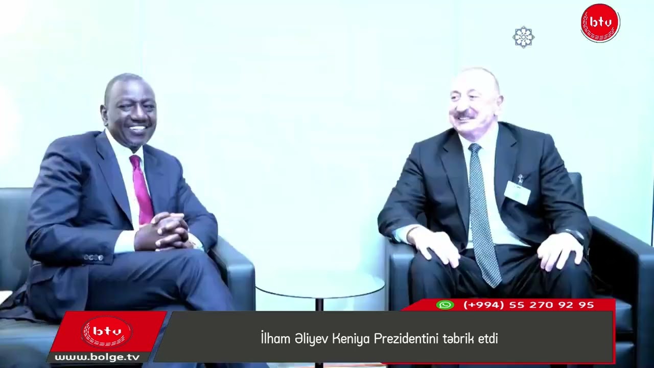 İlham Əliyev Keniya Prezidentini təbrik etdi