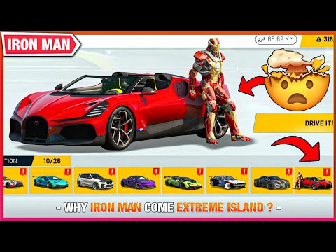 🤯 IRONMAN In EXTREME ISLAND 🤯 - Extreme Car Driving Simulator 2023 - Car Game