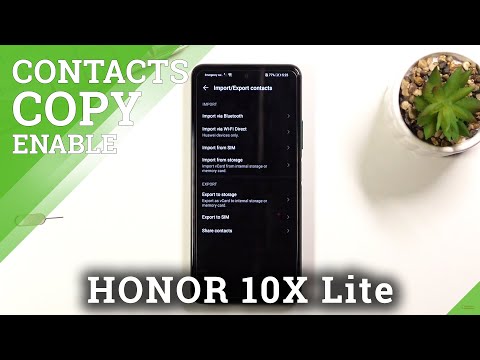 How to Copy Contacts in HONOR 10X Lite – Transfer Phone Numbers