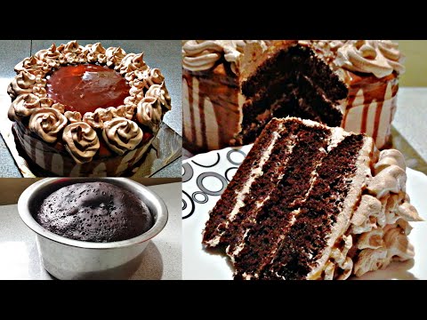 Oven ഇല്ലാതെ ഒരു അടിപൊളി ചോക്ലേറ്റ് ക്രീം കേക്ക്/chocolate cake without oven/simple chocolate cake