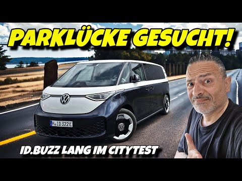 Pure stress? VW ID.Buzz Long 7-seater in city test. Fuel consumption | Tight parking spaces, etc....