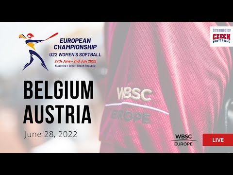 26 2022 U-22 Women's Softball European Championship - Belgium VS Austria