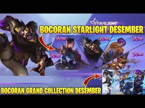 PILIHAN SKIN STARLIGHT & COLLECTOR DESEMBER 2021 | LEAK UPDATE PATCH NOTE 1.6.34 MOBILE LEGENDS