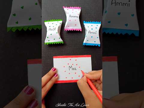 😍 Cute 😍 Mother's Day Gift / paper chocolate gift #shorts #youtubeshorts #shortvideo #mother #diy