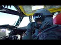 B 52H Stratofortress Bomber Flight Inside The Cockpit RAF Fairford OCT 2019