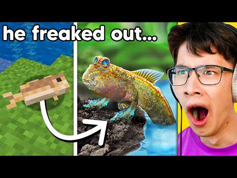 I Killed My Friends Minecraft Walking Fish, So I Got One in Real Life