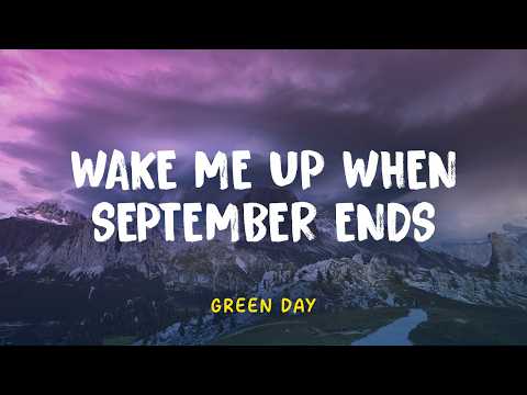 Green Day - Wake Me Up When September Ends | Lyrics Video | Indo Subtitle |  Lirik Terjemahan