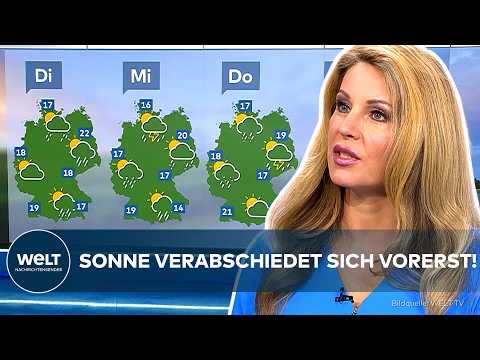 Video Thumbnail: WETTERUMSCHWUNG: Sommer legt eine Pause ein! Regen und deutlich kühlere Temperaturen im Anmarsch!