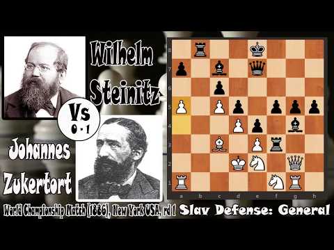 Slavish Sacrifice, Johannes Zukertort vs Wilhelm Steinitz | Chess Game