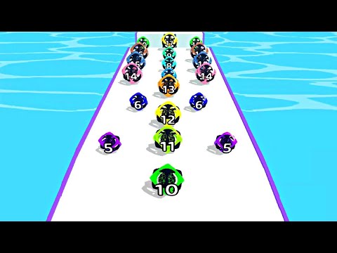 Marble Run 3D-Color Ball Race ! All Levels Gameplay (387-390) android, ios
