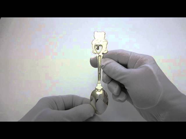 Серебряная ложка с Винни-Пухом 8лт Видеообзор