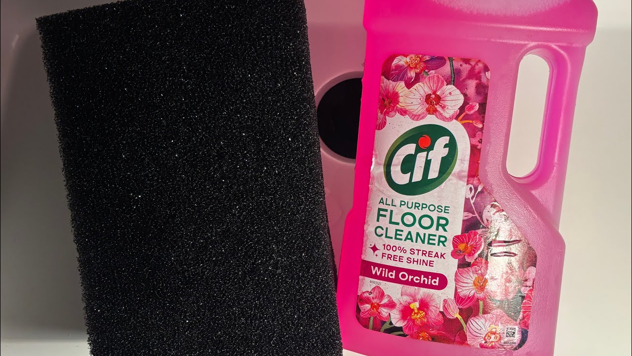 24hour Soaked Sponge: Cif, Pinesol & The Pink Stuff 💝 Sudsy Squeezes and Rinse ASMR 