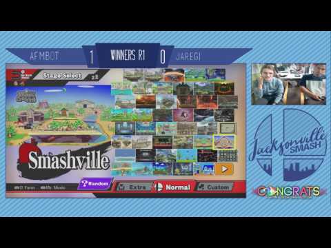Jax Smash Weekly 4/20/17 - Afmbot(Donkey Kong) Vs Jaregi(Charizard) - Wii U Winners R1