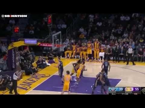 Jordan Hill, Los Angeles Lakers career-high 21 vs. New Orleans Pelicans
