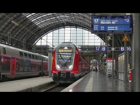 Bahnbetrieb in Frankfurt am Main Hbf