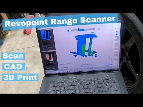 Revopoint Range 3D Scanner- Scanning, CAD Modeling, 3D Printing Project
