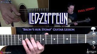Bron-Y-Aur Stomp Guitar Lesson - Led Zeppelin