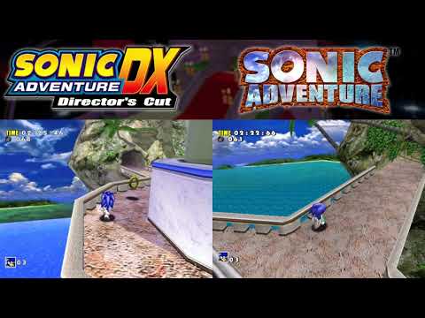 Sonic Adventure (DC + DX): Completing Sonic's Emerald Coast on Both Versions Simultaneously