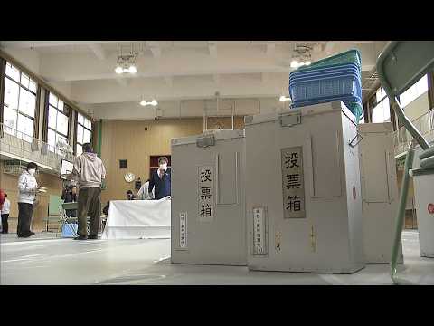 衆院選あす投開票　“ダブル出直し選”の大阪市内でも投票所の設営作業進む（2026年2月7日）