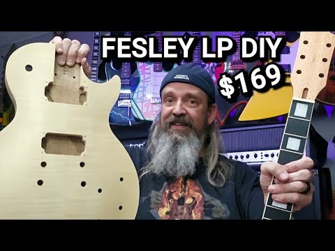 Unboxing a DIY Les Paul Guitar Kit