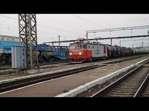 Defilare tren de marfa (@vagoane cisterna), gara Faurei