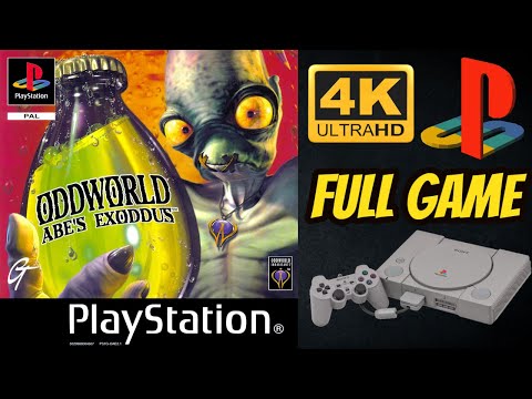 Oddworld: Abe's Exoddus | PS1 | 4K60ᶠᵖˢ UHD🔴 | 100% Longplay Walkthrough Playthrough Full Movie Game