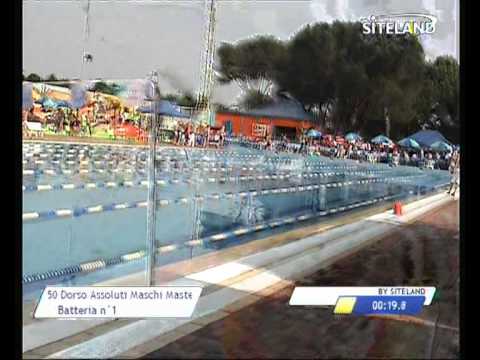 Serie 1 dei 50 Dorso  Assoluti Maschi Master - 11 Memorial Andrea Bettiol