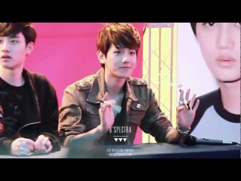 120430 EXO-K fansign Cute Baekhyun fancam [full ver]