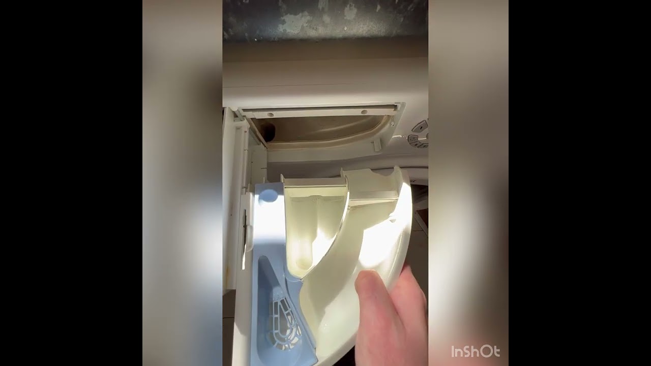 Watch video How to remove washer drawer to clean Hotpoint WMA0D 844 Now How to remove washer drawer to clean Hotpoint WMA0D 844