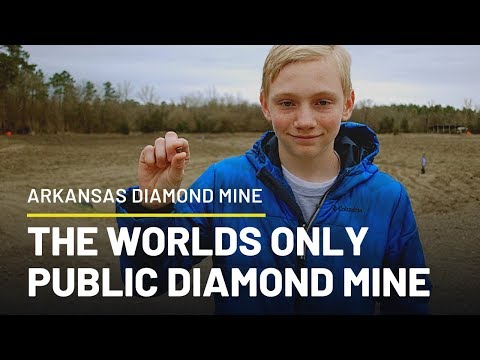 Worlds only public Diamond mine - Arkansas Diamond State Park