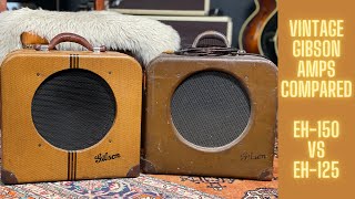 Video thumbnail for Vintage 1930s Gibson Amplifiers Compared, EH-125 vs EH-150 (both with 1936 Gibson ES-150 Guitar) by That Rhythm Man Guitars
