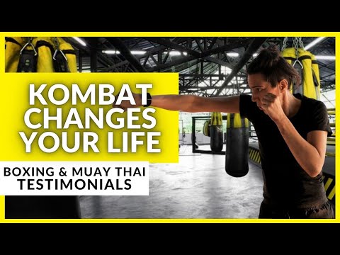 Female solo traveller in a Muay Thai training camp