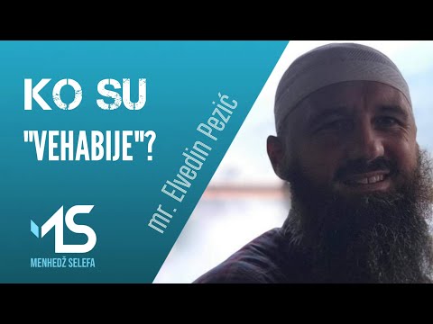 KO SU "VEHABIJE"? - mr. Elvedin Pezić