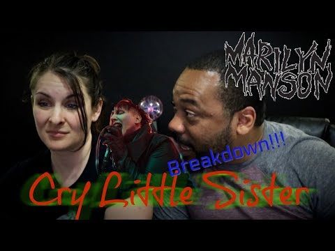 Marilyn Manson Cry Little Sister Reaction!! (Original link in description!!)