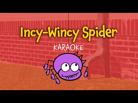 Incy-Wincy Spider | Karaoke with Lyrics for Kids