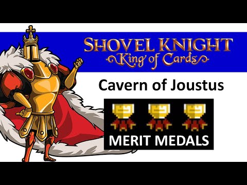 Shovel Knight King of Cards | Cavern of Joustus Merit Badges