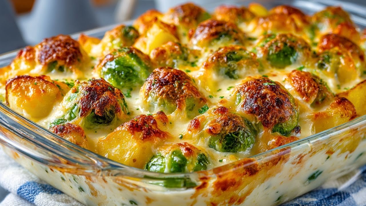 Herzhafter Kasseler-Auflauf mit Rosenkohl – Einfache Rezepte