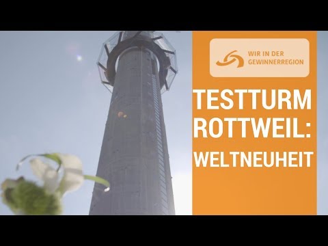 Rottweiler Testturm: Thyssen Krupp präsentiert neues Aufzugskonzept
