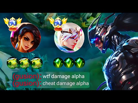 ALPHA BEST 1 HIT BUILD 2025 ! 100% BROKEN ! MLBB