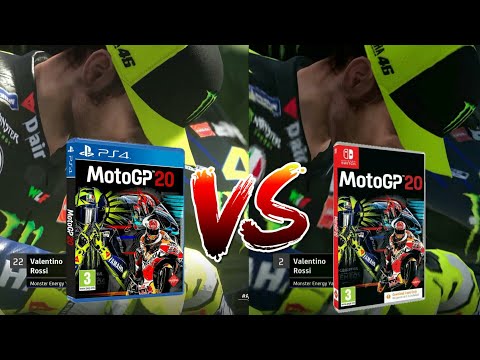 MotoGP 20 -  Nintendo Switch vs PS4 | Gameplay Comparison