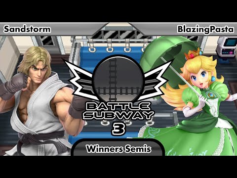Battle Subway 3 - Sandstorm vs BlazingPasta - Winners Semis - SSBU