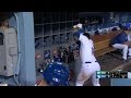 Ethier shows frustration after lining out
