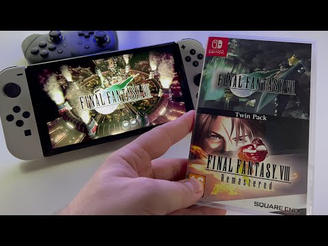 FINAL FANTASY VII Twin Pack - Review | Switch OLED handheld gameplay