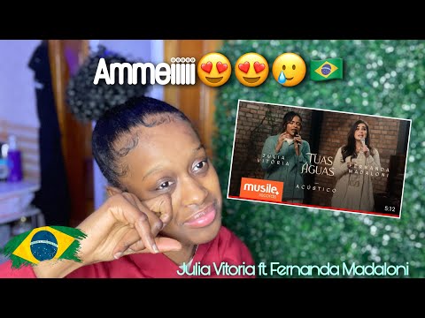 🇧🇷Julia Vitoria ft. Fernanda Madaloni “Tuas Aguas” reaction video!!AMEEII🥲😍
