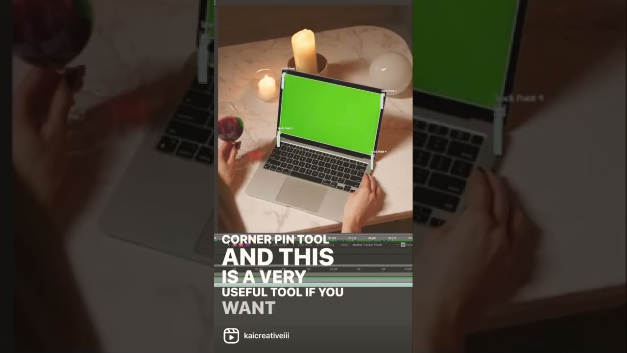 Track Anything to your screen in After Effects 2022 #shorts