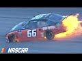 The 66 catches fire at Darlington Raceway | NASCAR