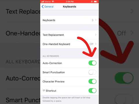 How to turn off auto correct in iPhone keyboard | disable autocorrection in #iphone #autocorrection